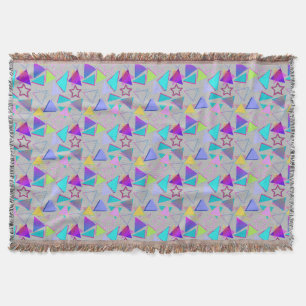 Couverture Formes géométriques Style Vintage Motif 01x4 LGrey