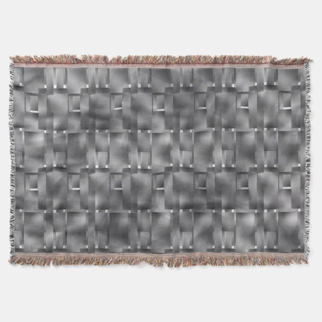 Couverture Formes rectangulaires de couleur grise et taches s (Devant)
