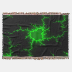 Couverture Frappes de foudre verte Alien en Pitch noir