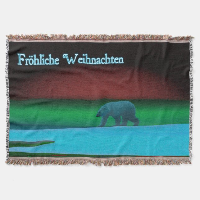 Couverture Frohliche Weihnachten - Ours polaire (Devant)