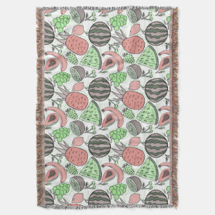 Couverture Fruit motif transparent motif de surface de frui