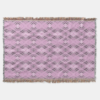 Couverture Geometric pattern retro pink diamonds