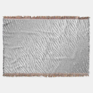 Couverture Glam poster de animal Parties scintillant argent