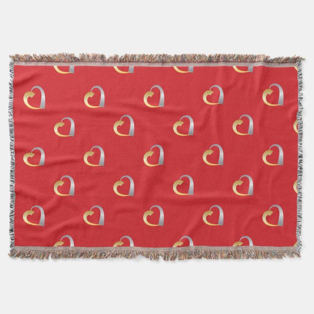 Couverture Gold et argent Valentine Heart (Devant)