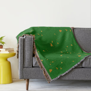 Couverture Gold Flakes sur Emerald Green