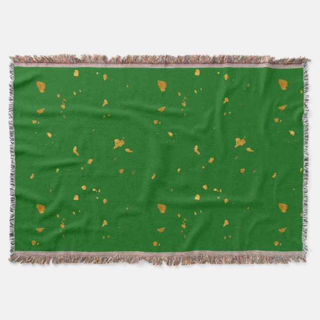 Couverture Gold Flakes sur Emerald Green (Devant)