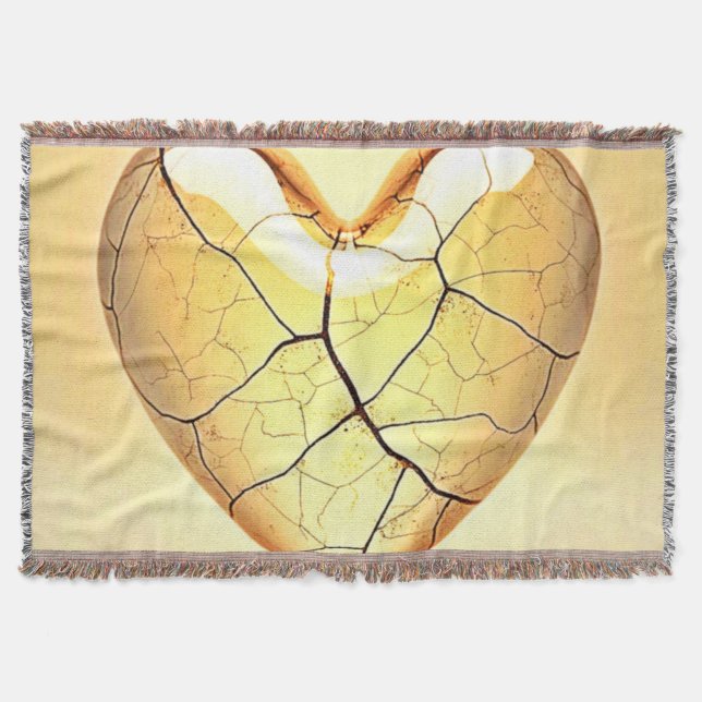 Couverture Golden Cracked Heart Art (Devant)