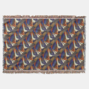 Couverture Goulet Artistique sous voile en orange et violet