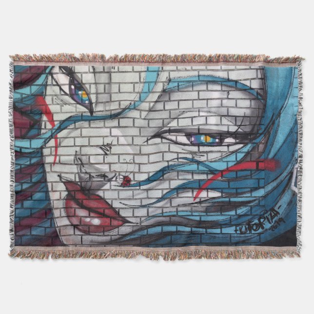 Couverture Graffiti Fille asiatique (Devant)