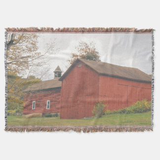 Couverture Grande grange rouge de Western Mass en automne