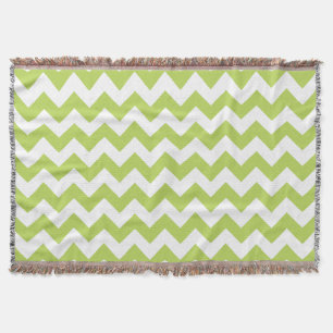 Couverture Green Zigzag, Green Chevron, Motif géométrique