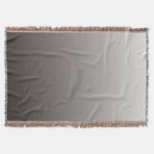 Couverture Gris Chaud Clair aux Tons Profonds (Devant)