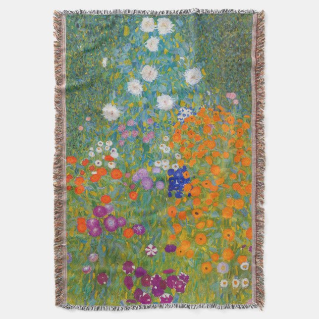 Couverture Gustav Klimt - Jardin des fleurs (devant Vertical)