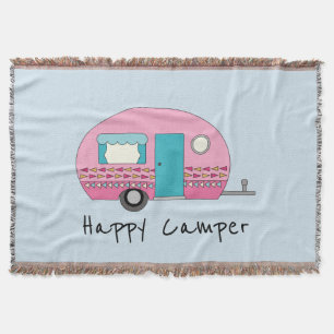 Couverture Happy Camper Rose RV