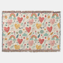 Happy Hearts - Whimsical Valentine's Day Motif