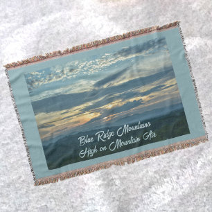 Couverture Haut sur Mountain Air Blue Ridge Sunset