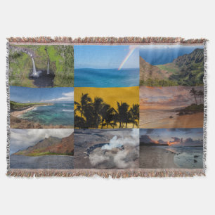 Couverture hawaïenne de jet