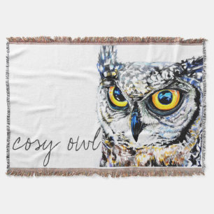 Couverture Hibou confortable