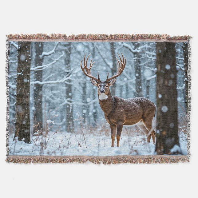 Couverture Hiver Buck Lance Blanche (Devant)