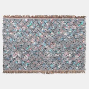 Couverture Holographie des échelles de poissons de sirène gri