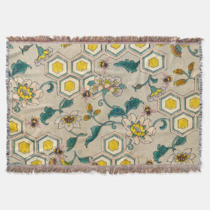 COUVERTURE HONEY BEEHES, BEEHIVES, PRINTEMPS FLEURS BEEKEEPER