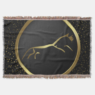 Couverture Horse Uffington en or métallique frappant