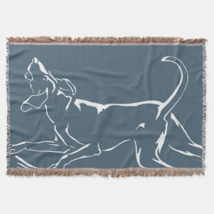 Couverture Hound Dog Blanket Chasse Chien Art Jeter Blanket