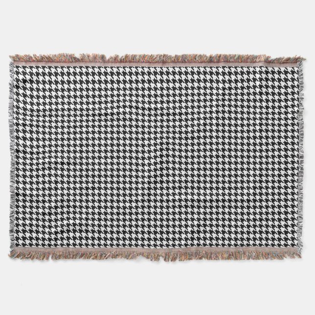 Couverture Houndstooth Noir & Blanc Classic Lot (Devant)