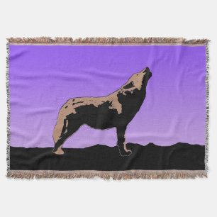 Couverture Howling Wolf at Sunset - Art faunique original