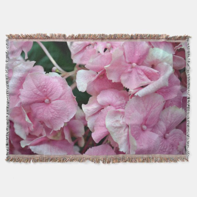 Couverture Hydrangea Très Rose (Devant)
