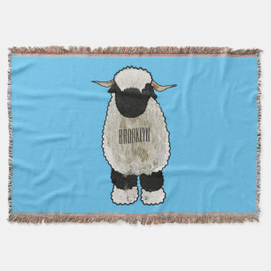 Couverture Illustration de la caricature de mouton Valais Bla
