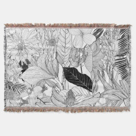 Couverture Illustration de la ligne tropicale exotique.