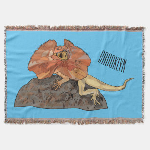 Couverture Illustration de lézard à col frisé