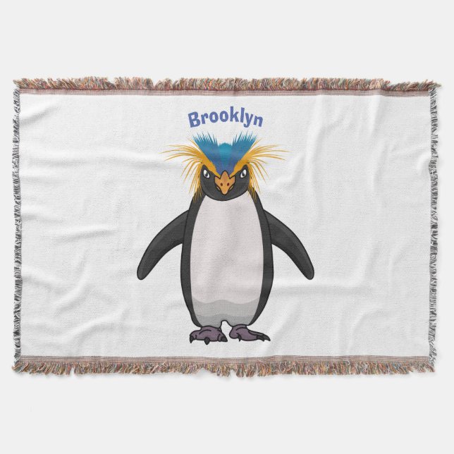 Couverture Illustration de mignon macaroni pingouin (Devant)