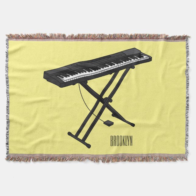 Couverture Illustration de piano clavier (Devant)