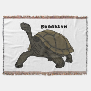 Couverture Illustration de tortue terrestre des Galapagos