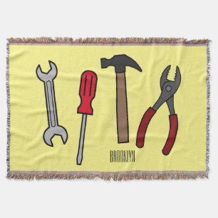 Couverture Illustration des outils de menuiserie