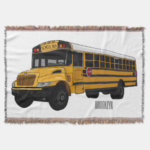 Couverture Illustration d'un autobus scolaire