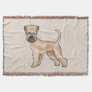 Couverture Illustration mignonne de Terrier Irlandais à poil