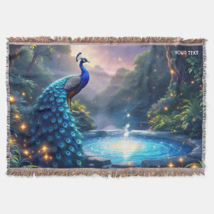Couverture Imaginaire mignon Nuit Poudre Peacock