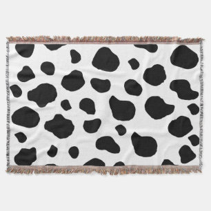 Couverture Impression De Vache, Motif De Vache, Spots De Vach