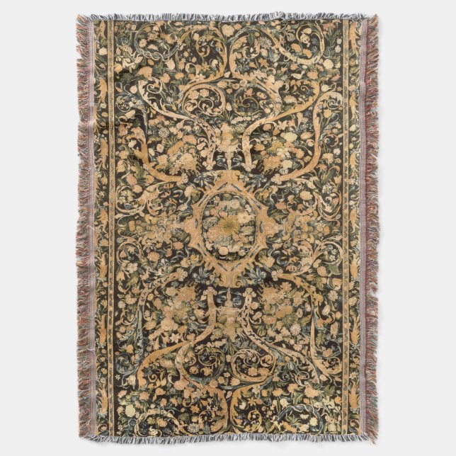 Couverture Impression florale française d'époque (devant Vertical)