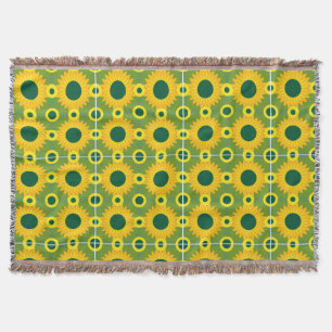 Couverture imprimé de tournesol