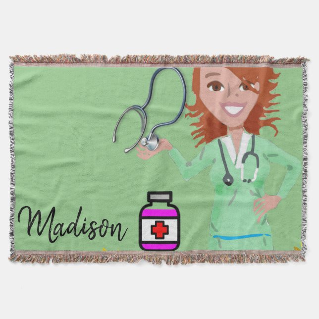 Couverture Infirmière de tournesol Lève Blanche (Devant)