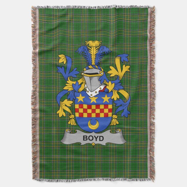 Couverture Irish Boyd (de Danson) Armoiries de la famille Cre (devant Vertical)