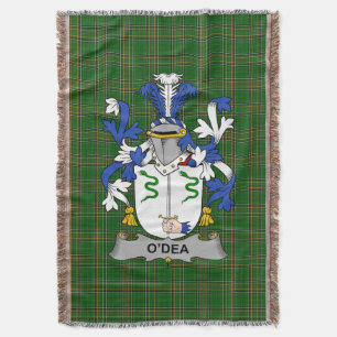 Couverture Irish Dea ou O_Dea Manteau d'armoiries Family Cres