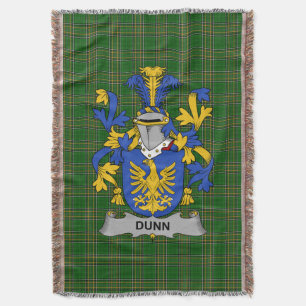 Couverture Irish Dunn ou O_Dunn Manteau d'armoiries Family Cr