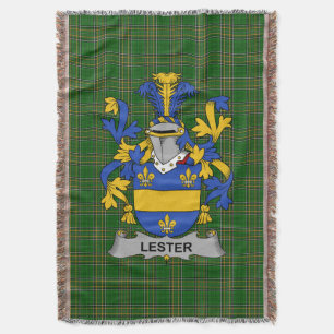 Couverture Irish Lester ou McAlester Coat of Arms Family Cre