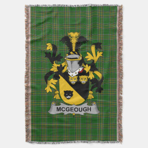 Couverture Irish McGeough ou McGough Coat of Arms Family Cre