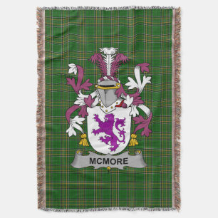 Couverture Irish McMore ou plus Manteau d'armoiries Family Cr